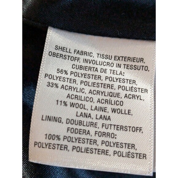 Anthropologie Ett:twa Jacket Women XL Harlequin Oversized Tweed Longline Multi - Picture 12 of 15